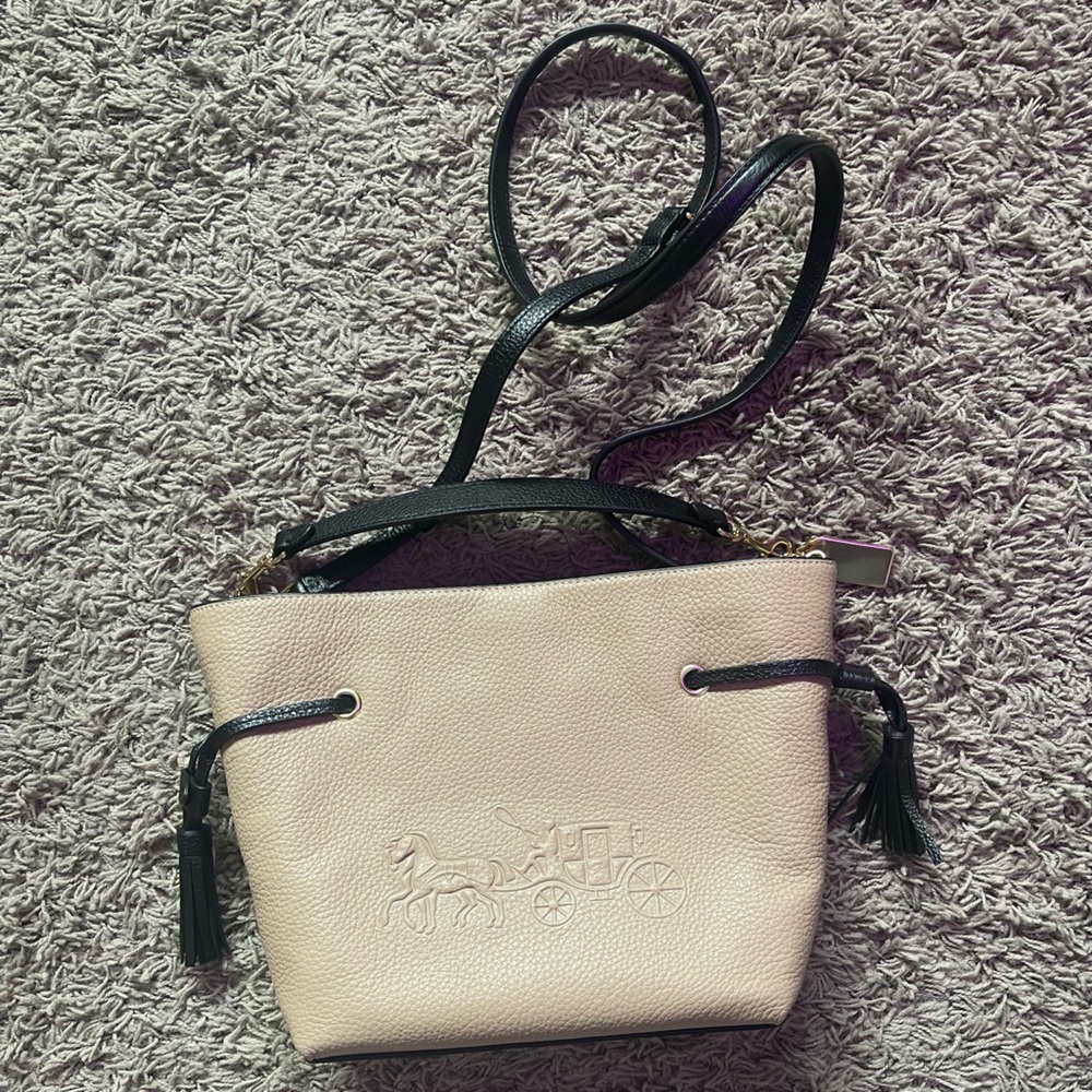 COACH Andy leather tote/crossbody NWOT